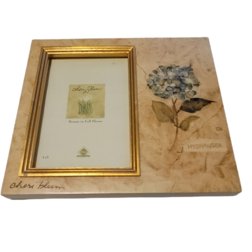 HYDRANGEAS Cheri BLUM frame for 3 x 5 Great gift for hydrangea Frame Naturecore